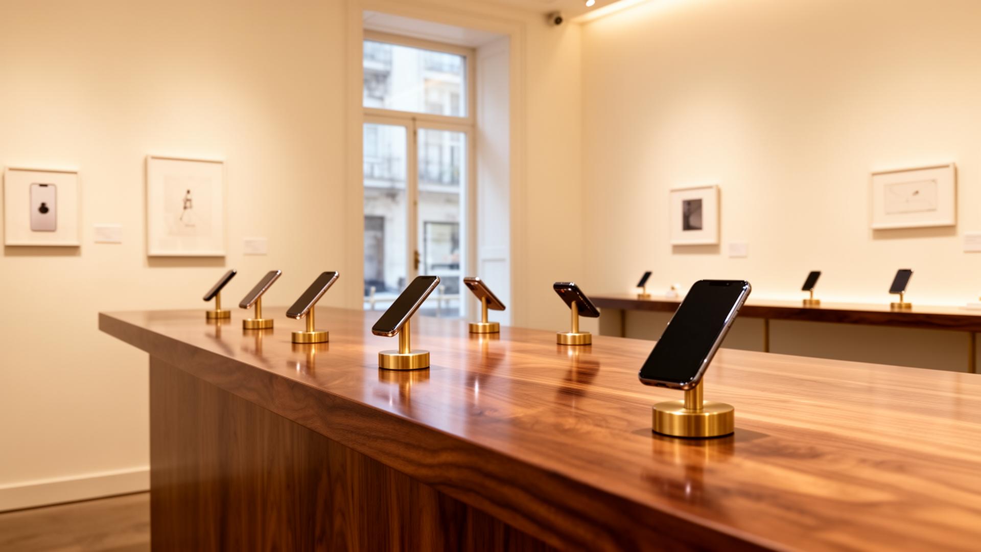 Interieur van de GSM Today winkel in Den Bosch